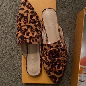 Cheetah loafers